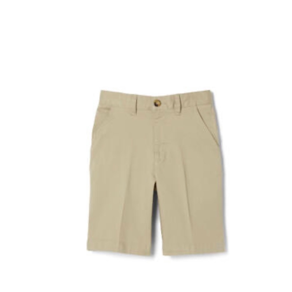 Boys French Toast Shorts Size 10 Flat Front KHAKI NWT Adjustable Waist
